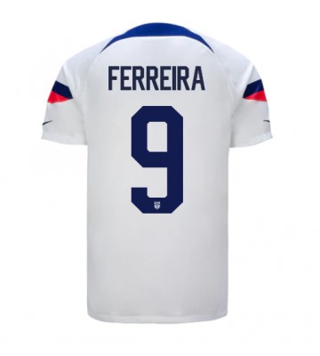 Stany Zjednoczone Jesus Ferreira #9 Koszulka Podstawowych MŚ 2022 Krótki Rękaw